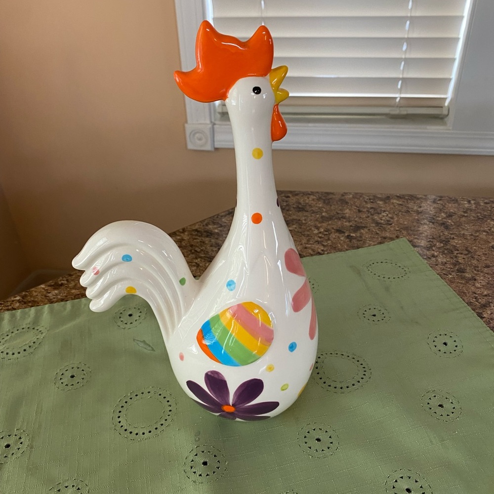 Ceramic chicken/rooster - Picture 8 of 12